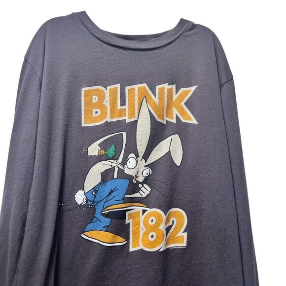Rowdy Sprout Blink 182 Dude Ranch Bunny Graphic Long Sleeve Tee Size 14, Adult S - Picture 2 of 5